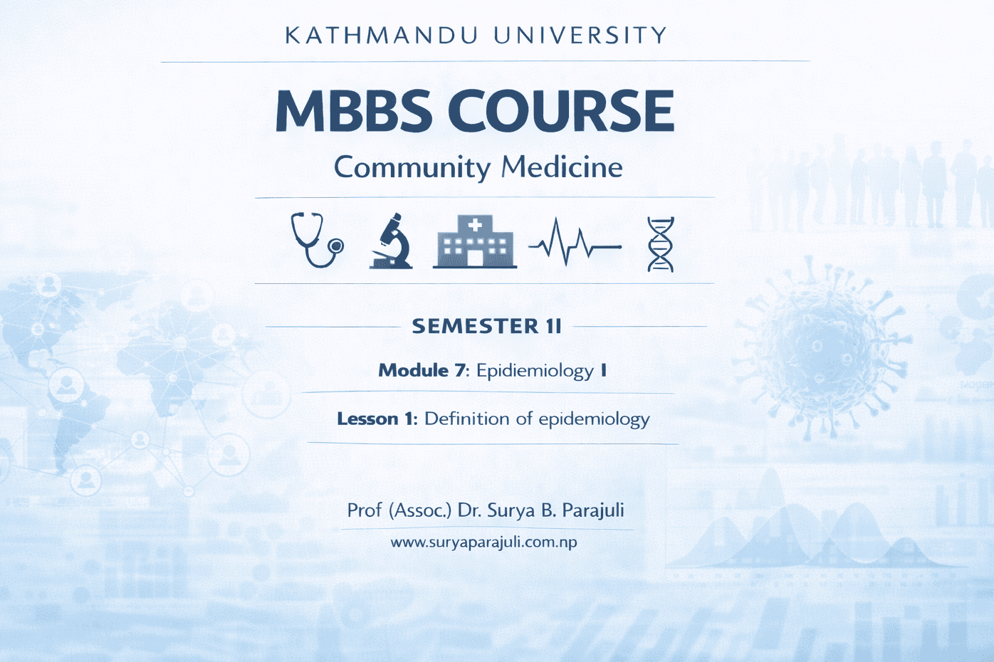 Definition of epidemiology